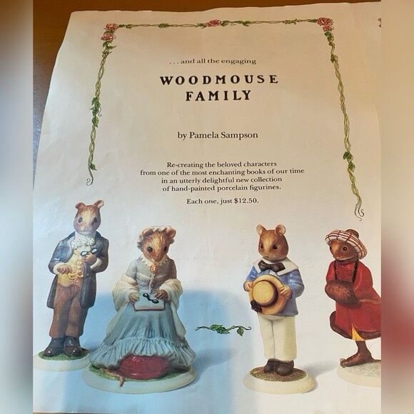 Vintage Woodmouse Family Catalog Booklet Franklin 1985 - Picture 3 of 7